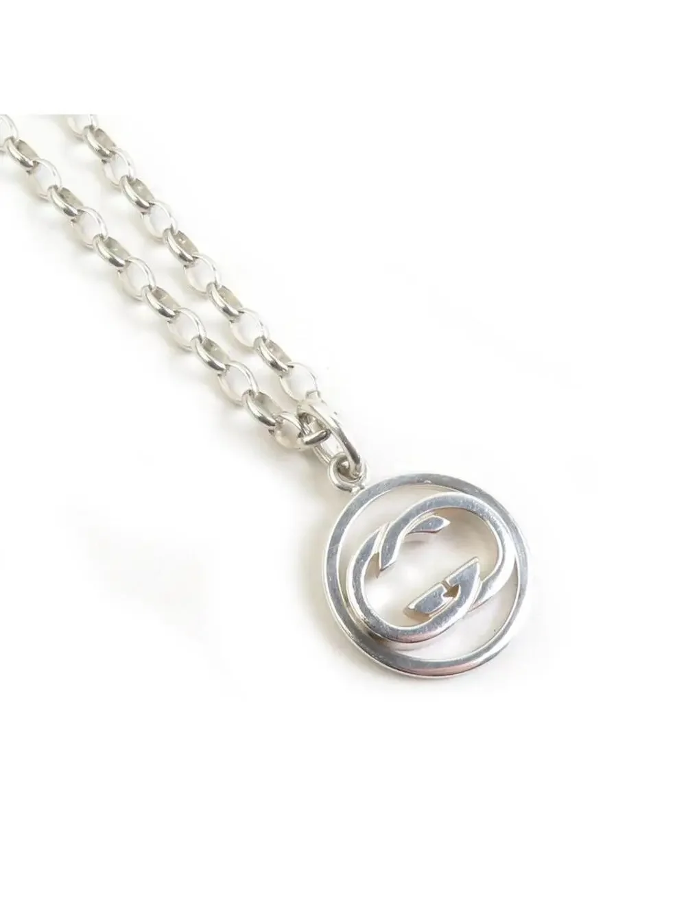 Auth Gucci Necklace Silver - #302871G17B